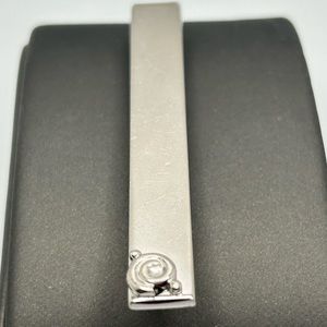 SWANK Vintage Sterling Silver Tie Clip, 2 1/4” Long